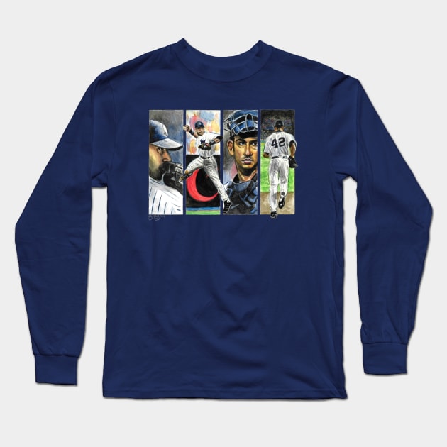 The Core Four Long Sleeve T-Shirt by CraigMahoney